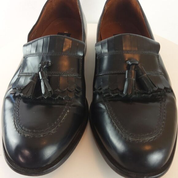 Bostonian classics black leather tassel loafers - Picture 7 of 17